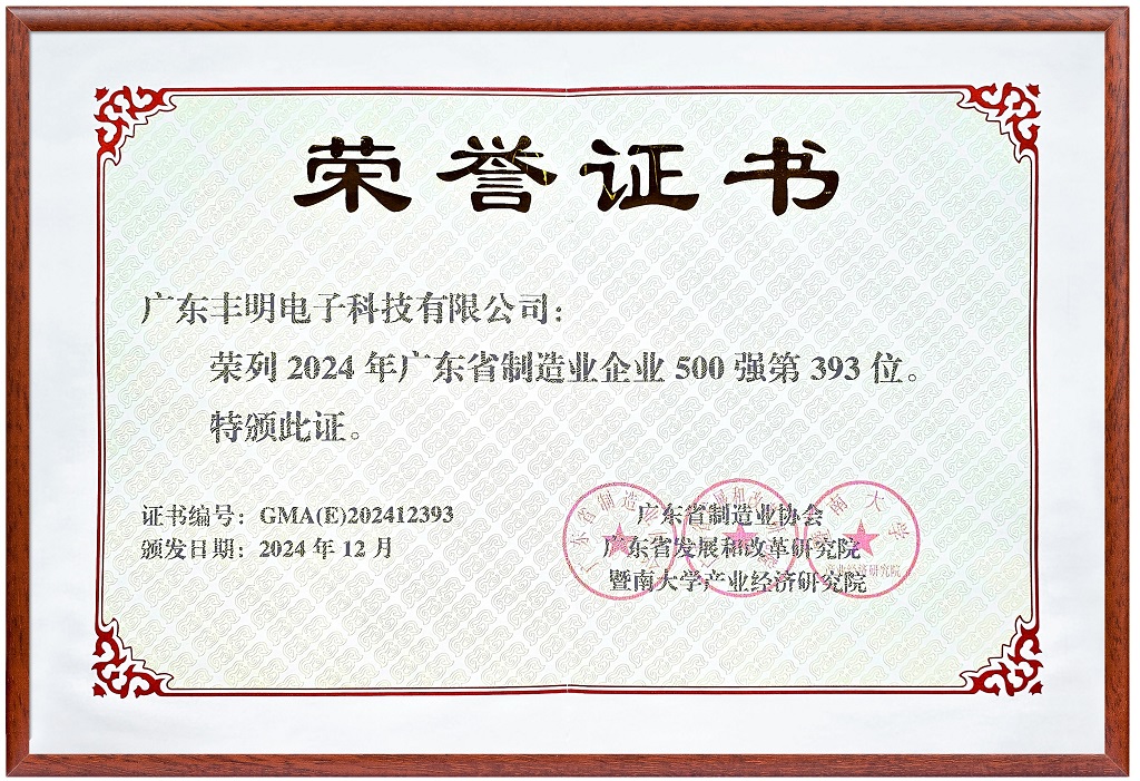 2024年廣東省制造業(yè)企業(yè)500強